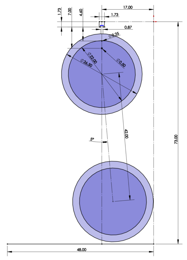bike geometry with standard hook and 26in wheel resting against the wall